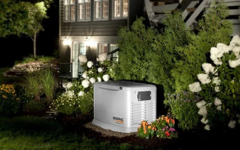 Generador Generac Guardian instalado en residencia
